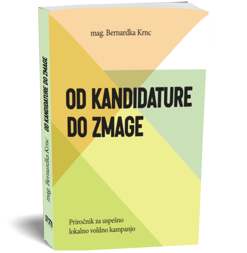 Od kandidature do zmage – naslovnica knjige